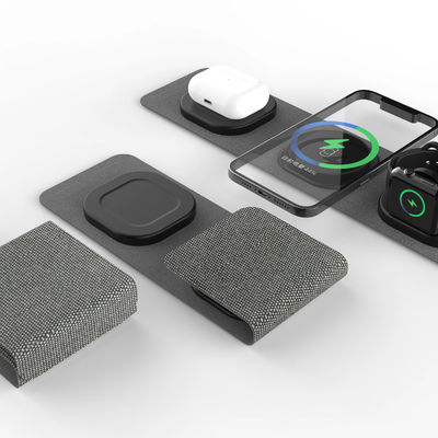 15W Multifunctional Magnetic Wireless Charger for iPhone 15 Promax Logo Customization