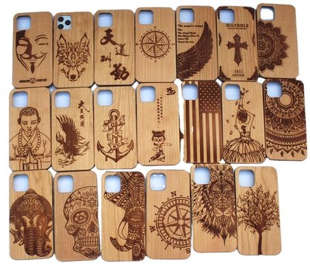 Personality Meets Functionality Real Wooden Hand Carved Wood Case for iPhone 14pro max