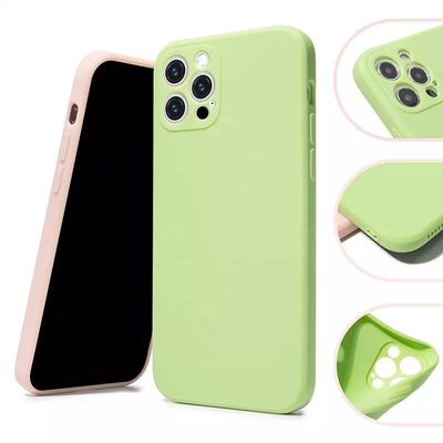 Mobile Phone Cases Frosted Rubber Shockproof Matte Soft Tpu Liquid Silicone Back Cover For Iphone 13 14 Pro Max