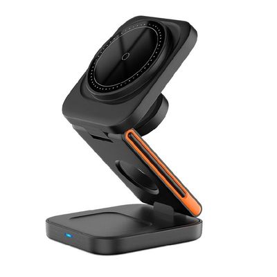 Three-In-One Magnetic Mobile Phone Wireless Charger 3 In 1 Folding Wireless Charger