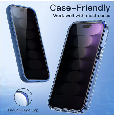 Privacy 9H Cell Phone Tempered Glass Screen Protector Film Iphone 15 Pro Max
