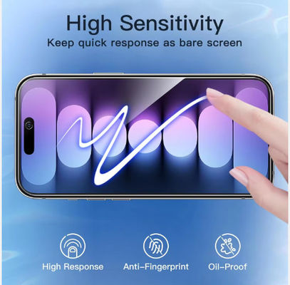Privacy 9H Cell Phone Tempered Glass Screen Protector Film Iphone 15 Pro Max