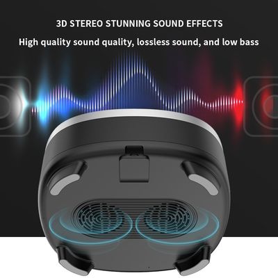 Wireless Fast Charger with Night Light Bluetooth Speaker and Alarm Clock 9V/2A Input
