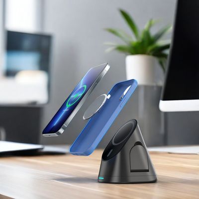 15W Portable QI Multifunctional 3 in 1 Magnetic Wireless Stand For iPhone 15 14 13 Pro