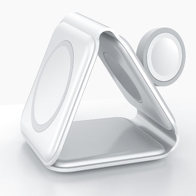 Powerful 3 in 1 Wireless Charger with USB-Type C Input Port and Magnetic Foldable Design