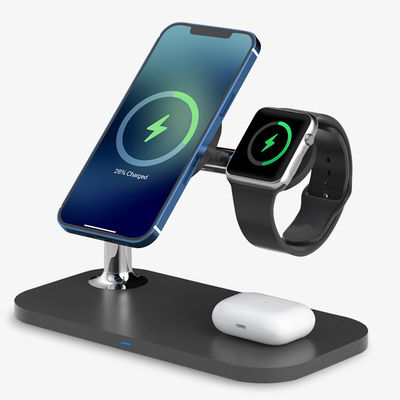 ABS Electroplating Rubber Oil Wireless Charger Stand for Fast Charging Output 3W