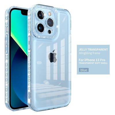 iPhone 14 Pro Max Clear TPU Phone Case with Dustproof Function and Transparent Design