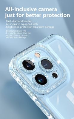 iPhone 14 Pro Max Clear TPU Phone Case with Dustproof Function and Transparent Design