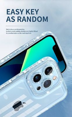 iPhone 14 Pro Max Clear TPU Phone Case with Dustproof Function and Transparent Design