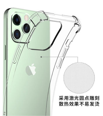 Mobile Phone Cases 1.5mm Transparent TPU Clear Case for Samsung and iPhone Models