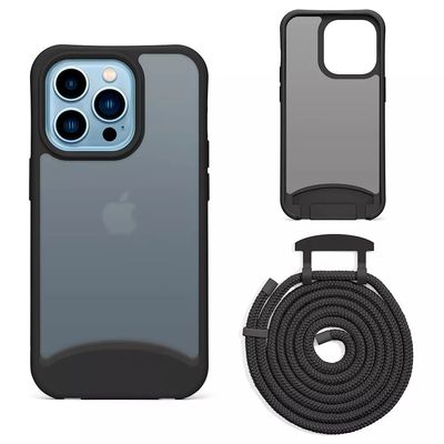 Detachable Crossbody Lanyard Mobile Phones For Iphone 13 14 Pro Max Phone Case Cover