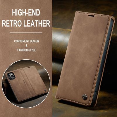 Blue TPU Leather CaseMe Luxury Wallet Card Bag Magnetic Phone Shell Holder for iPhone 14 Pro Max