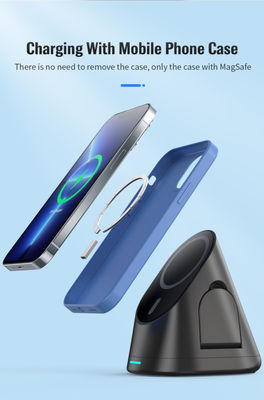 15W Qi Stand 3 in 1 Magnetic Foldable Wireless Charger for iPhone 15 Pro Watch Airpods