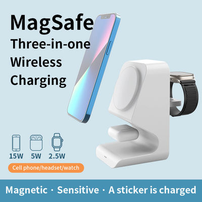 3 In 1 Magnetic Wireless Charger for iPhone 15 14 13 12 10w 15w Fast Charging Station