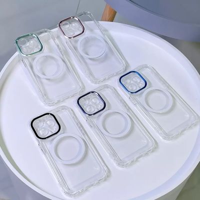 Support Wireless Charge Soft Silicone Phone Case For Iphone 13 Pro Max Magnetic Cover