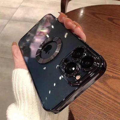 Silicone Shockproof Phone Case for iPhone 13/14 Pro Max With Camera Protector Logo Hole