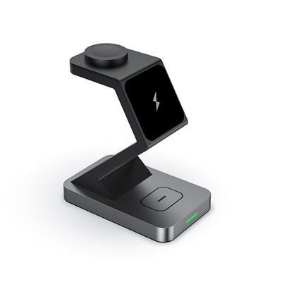 Customizable 3 in 1 Magnetic Wireless Charger for Headset Watch Desktop Qi Charger