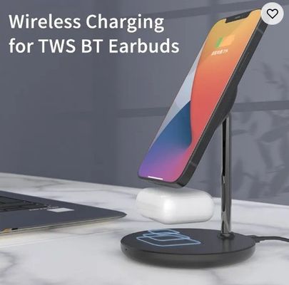 15W ABS Fast Wireless Charging Dock Station for Iphone 15 Pro Max and Watch Qi Magnetic