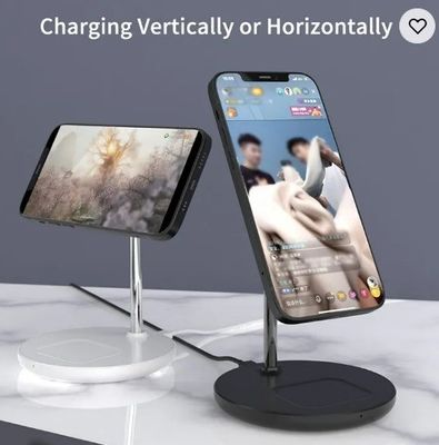 15W ABS Fast Wireless Charging Dock Station for Iphone 15 Pro Max and Watch Qi Magnetic