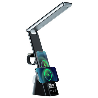 Multifunctional Wireless Charging Table Lamp with ABS Material and Folding Bracket
