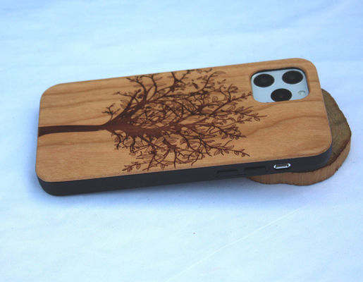 Personality Meets Functionality Real Wooden Hand Carved Wood Case for iPhone 14pro max