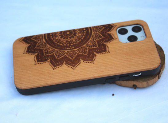 Personality Meets Functionality Real Wooden Hand Carved Wood Case for iPhone 14pro max