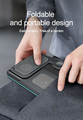 15W Maximum Output 3 in 1 Wireless Charging Station for Phones Airpods and Watch
