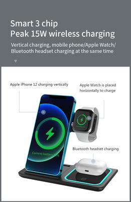 3 In 1 Wireless Charging Station For IPhone 14 13 12 11/Pro/Max Private Mold