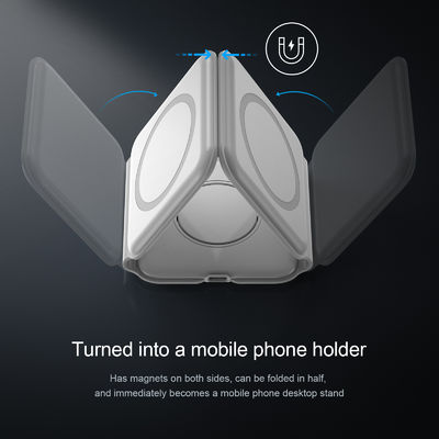 Convenient 15W Foldable Magnetic Charging Station for iPhone 14 Pro/Airpod Pro/iWatch 8