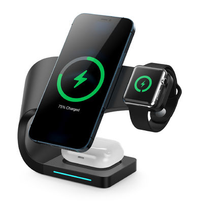 4 In 1 Magnetic Wireless Fast Charger Stand With CE ROHS FCC Certification USB Type C