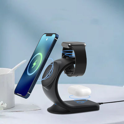 ABS Material 3 in 1 Magnetic Wireless Charger for iPhone 14 Pro Max and Smart Watch 6 5