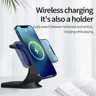 ABS Material 3 in 1 Magnetic Wireless Charger for iPhone 14 Pro Max and Smart Watch 6 5