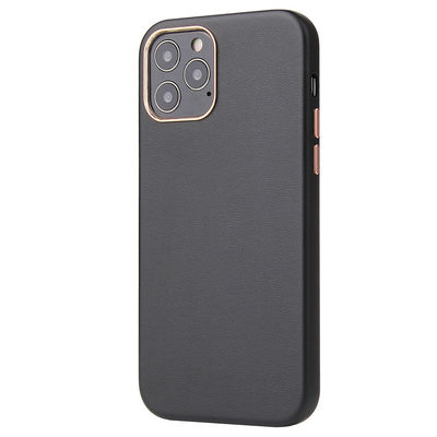 Sports Design Style Leather Case for iPhone 13 Pro Max Customized Logo Gold Ring