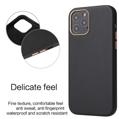 Sports Design Style Leather Case for iPhone 13 Pro Max Customized Logo Gold Ring