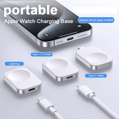 5V 1A Output Portable Magnetic Mini Wireless Charger For Smart Watch