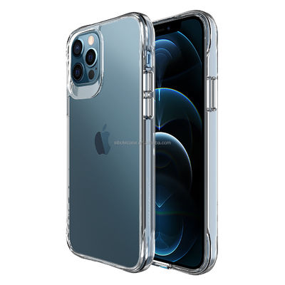 Private Mold Shockproof TPU PC Clear Phone Case for iPhone 12 Samsung Huawei