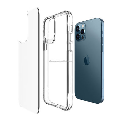 Private Mold Shockproof TPU PC Clear Phone Case for iPhone 12 Samsung Huawei