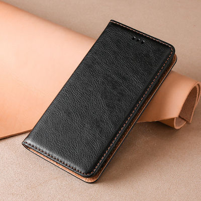 Dustproof Function Black PU Leather Mobile Phone Case Cover Bags for iPhone 12 Pro Max