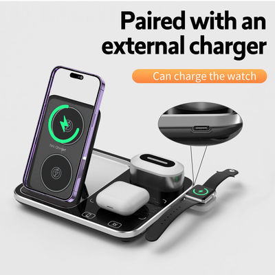 Magnetic 15W 10W Fast Qi Certified Wireless Charger For IPhone ABS PC Material