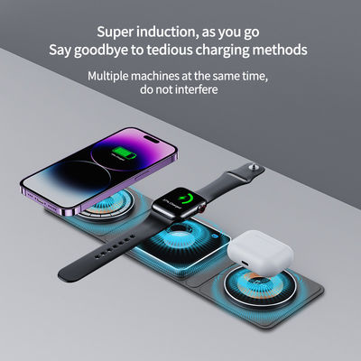 IPhone Foldable Magnetic Fast Wireless Charging Stand Portable And Versatile