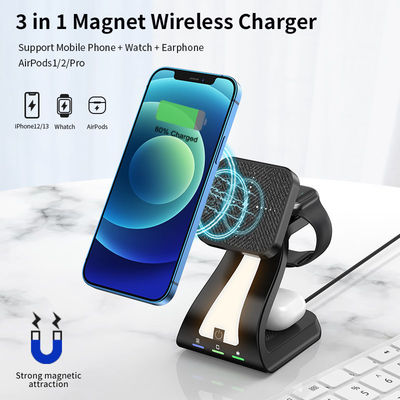 3 In 1 Multifunctional Wireless Charger For IPhone Magnetic Night Light