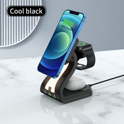 3 In 1 Multifunctional Wireless Charger For IPhone Magnetic Night Light