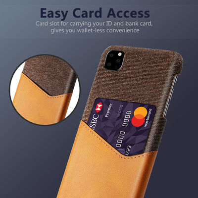 Shockproof Custom Logo Card Wallet Mobile Cover for iPhone 11 Pro Max No Special Craft