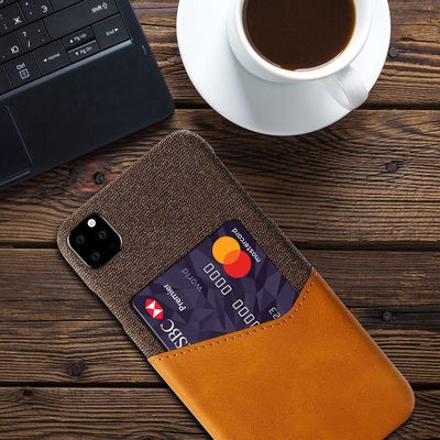 Shockproof Custom Logo Card Wallet Mobile Cover for iPhone 11 Pro Max No Special Craft