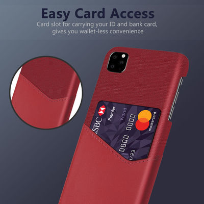 Shockproof Custom Logo Card Wallet Mobile Cover for iPhone 11 Pro Max No Special Craft
