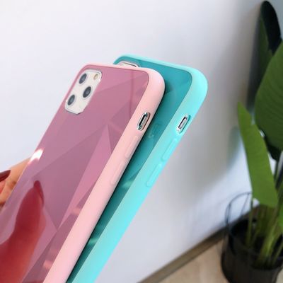 Custom Blue TPU Acrylic Shockproof Cover For Iphone 11 Pro Max Mobile Cell Phone Case