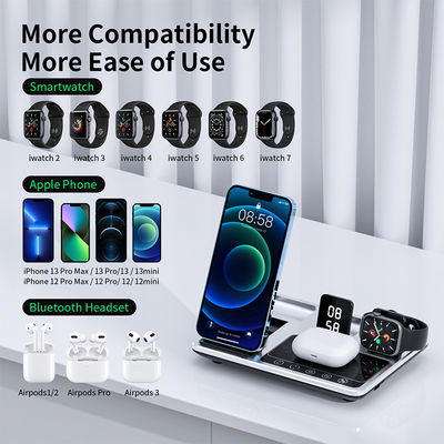 Black Fast Wireless Charger With 15W Maximum Output Power And Smart Touch Control