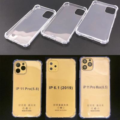 Transparent TPU Shockproof Customized Mobile Cover For IPhone 11 Pro Max