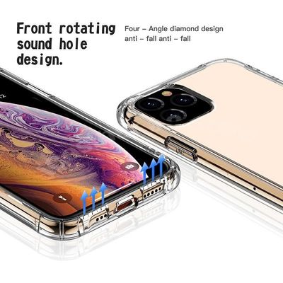 Transparent TPU Shockproof Customized Mobile Cover For IPhone 11 Pro Max