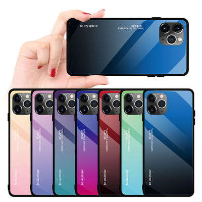 Tempered Glass TPU Shockproof Case For IPhone 11 Pro Max Fashionable And Durable